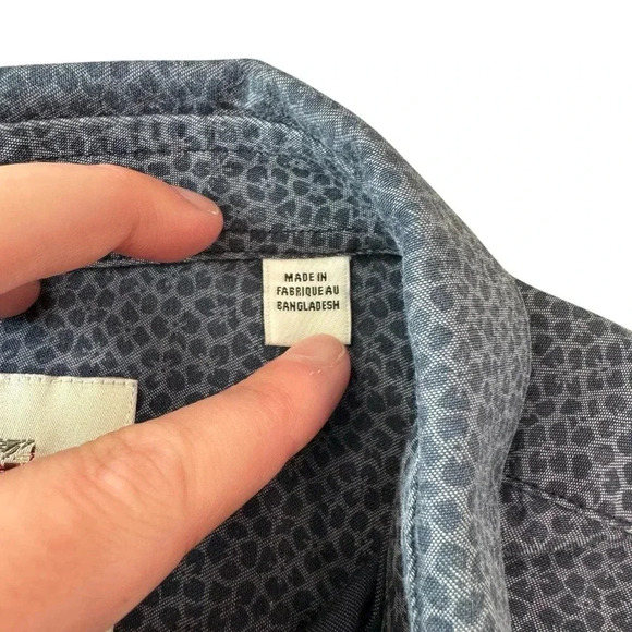 Ben Sherman Long Sleeve Button Down in Floral Print. Size 16- Neck/ 34-35 - Picture 4 of 12